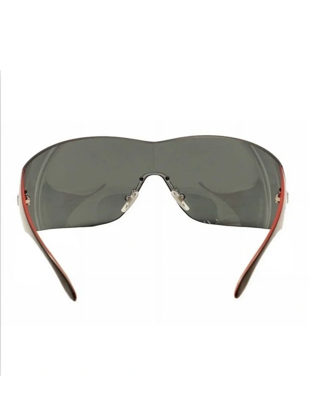 New Versace VE2054 100187 Oversized Shield Sunglasses in Black Authentic